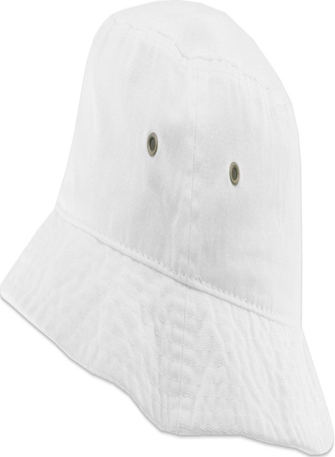 KBETHOS Women's Bucket Hat, 1. White, Large-X-Large - Image 3